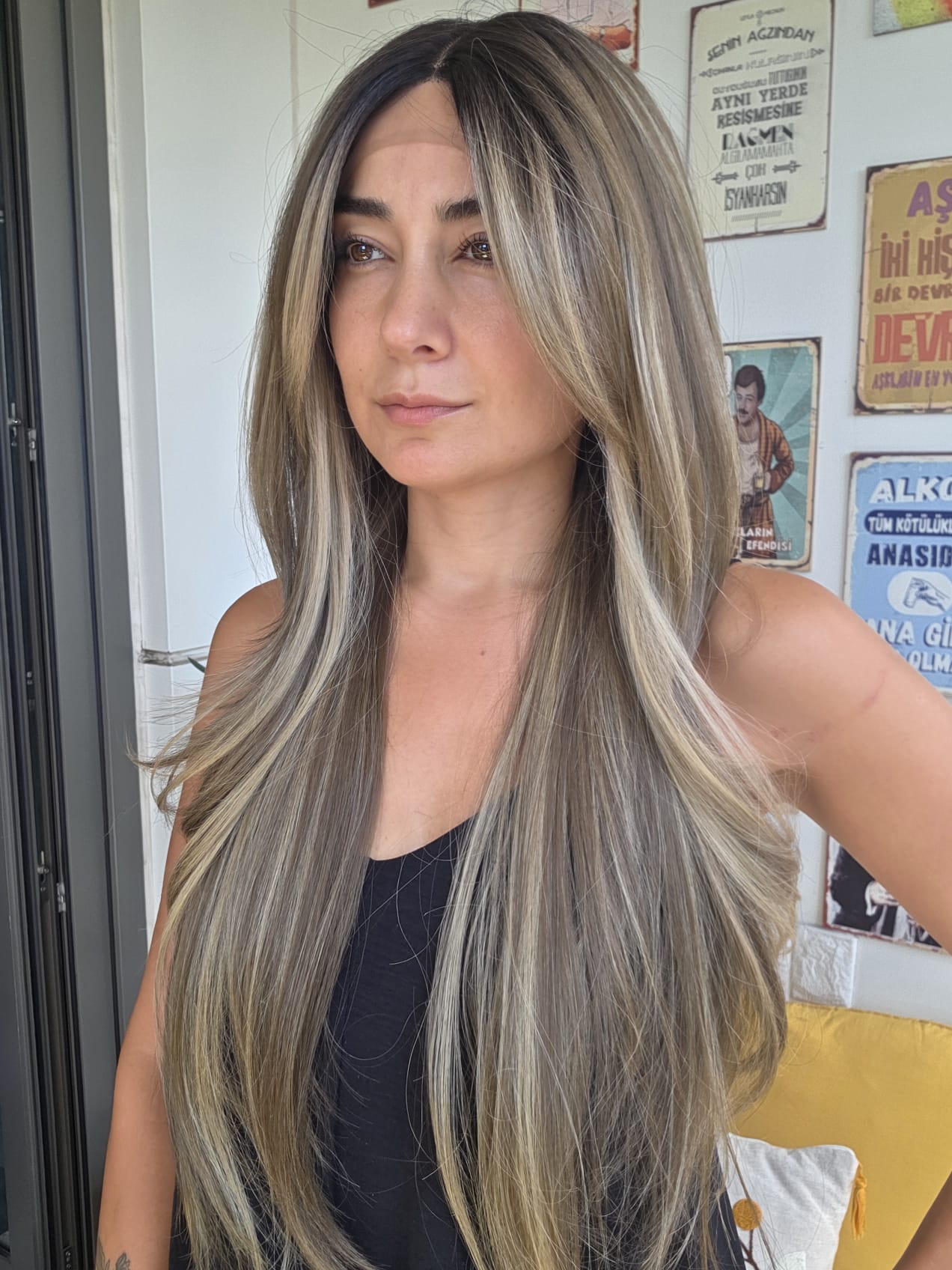 SENTETİK TÜL PERUK 19NO