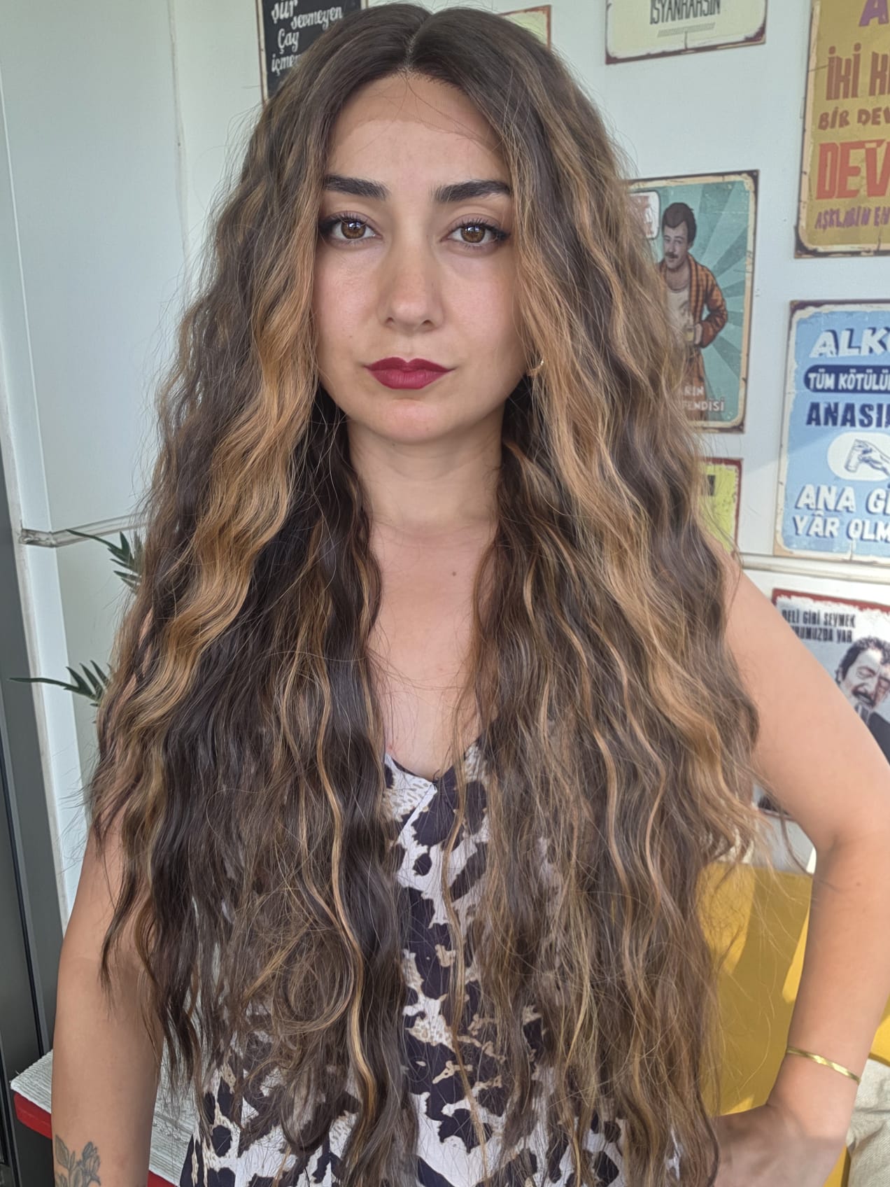 SENTETİK TÜL PERUK 68