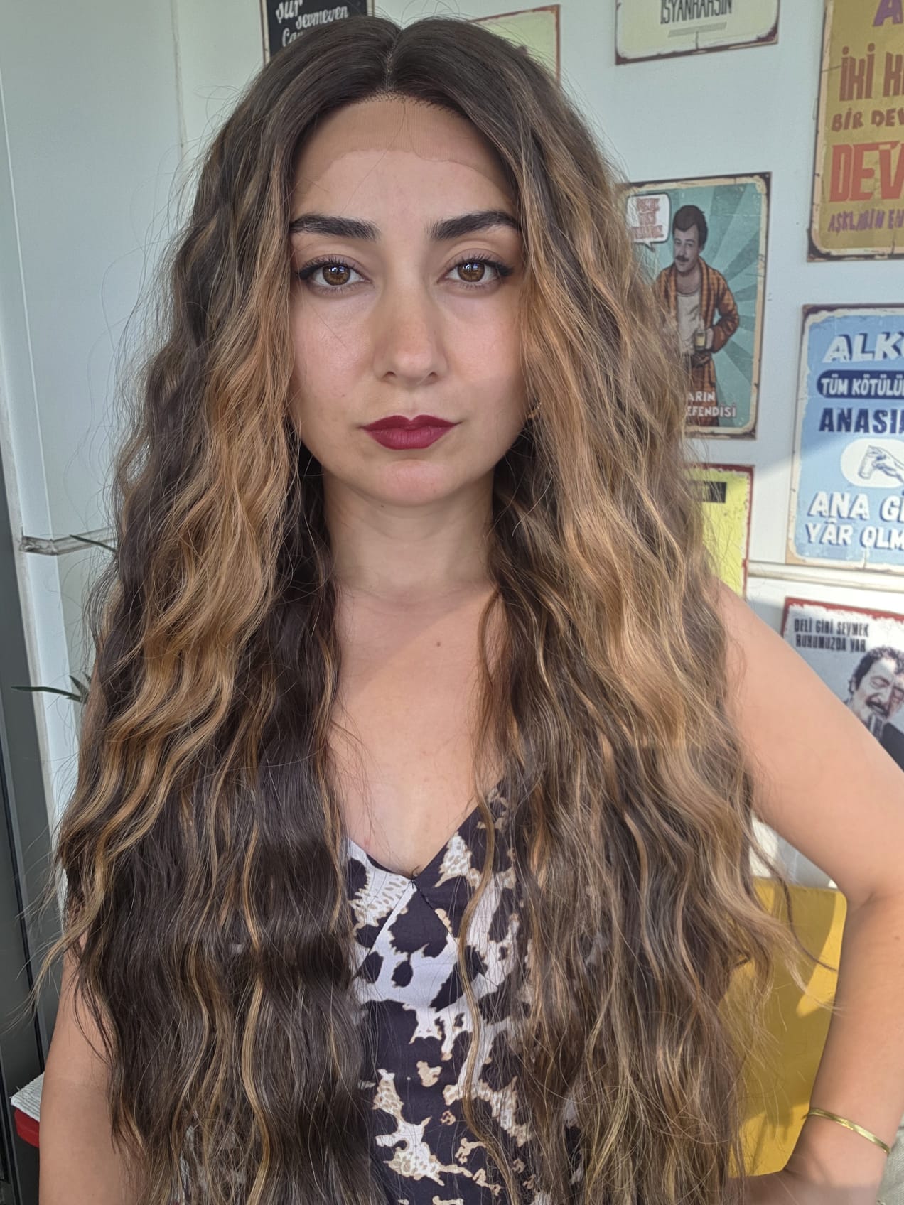 SENTETİK TÜL PERUK 68