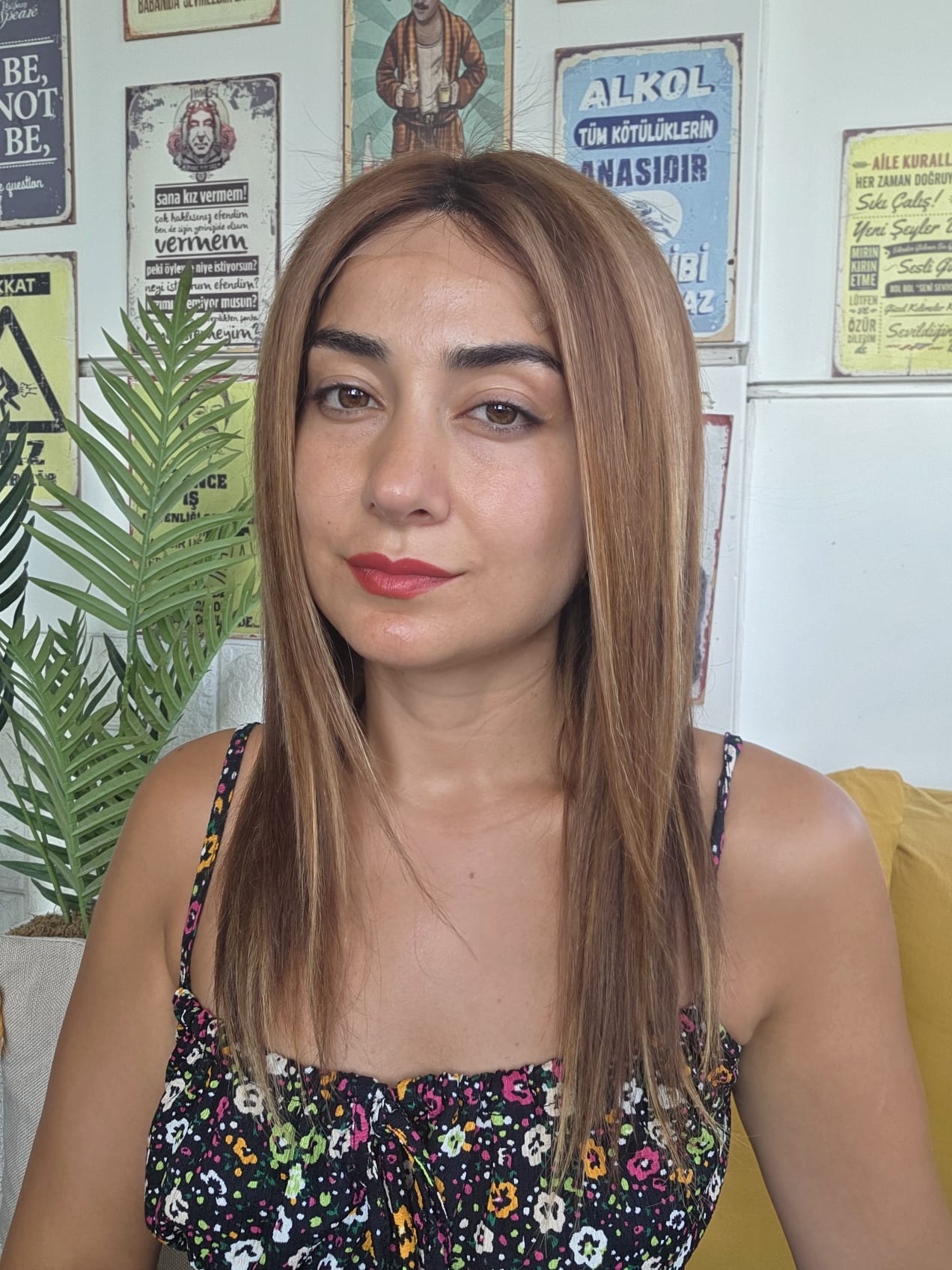 GERÇEK SAÇ TÜL PERUK 29NO