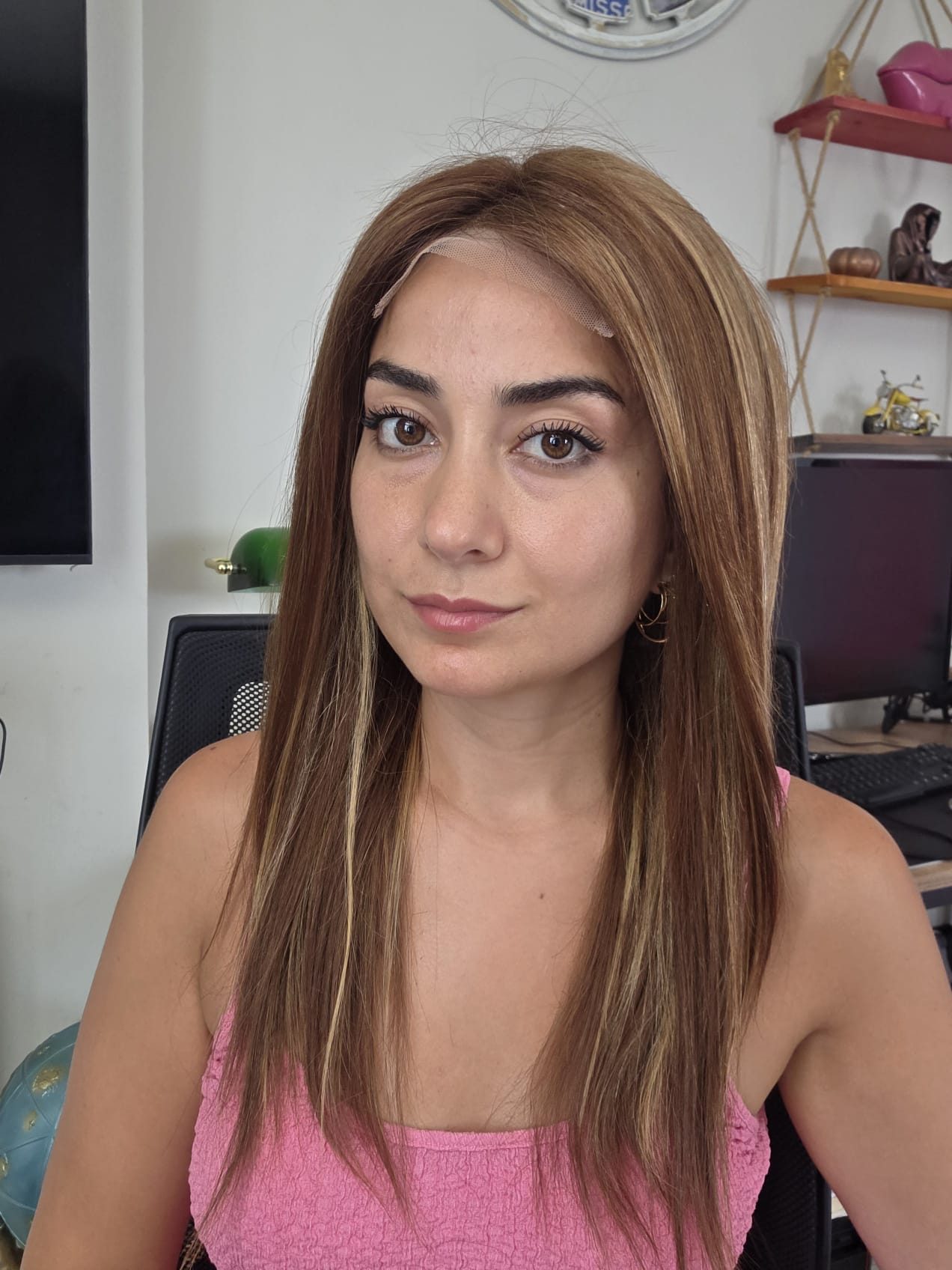 GERÇEK SAÇ TÜL PERUK 60NO