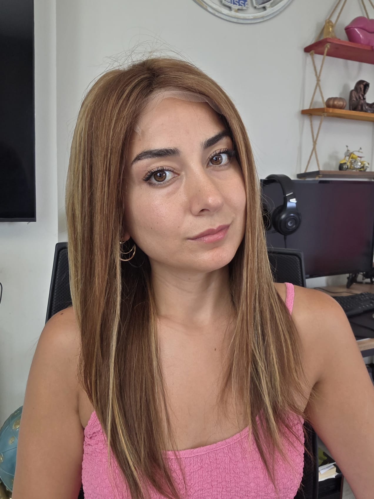 GERÇEK SAÇ TÜL PERUK 60NO
