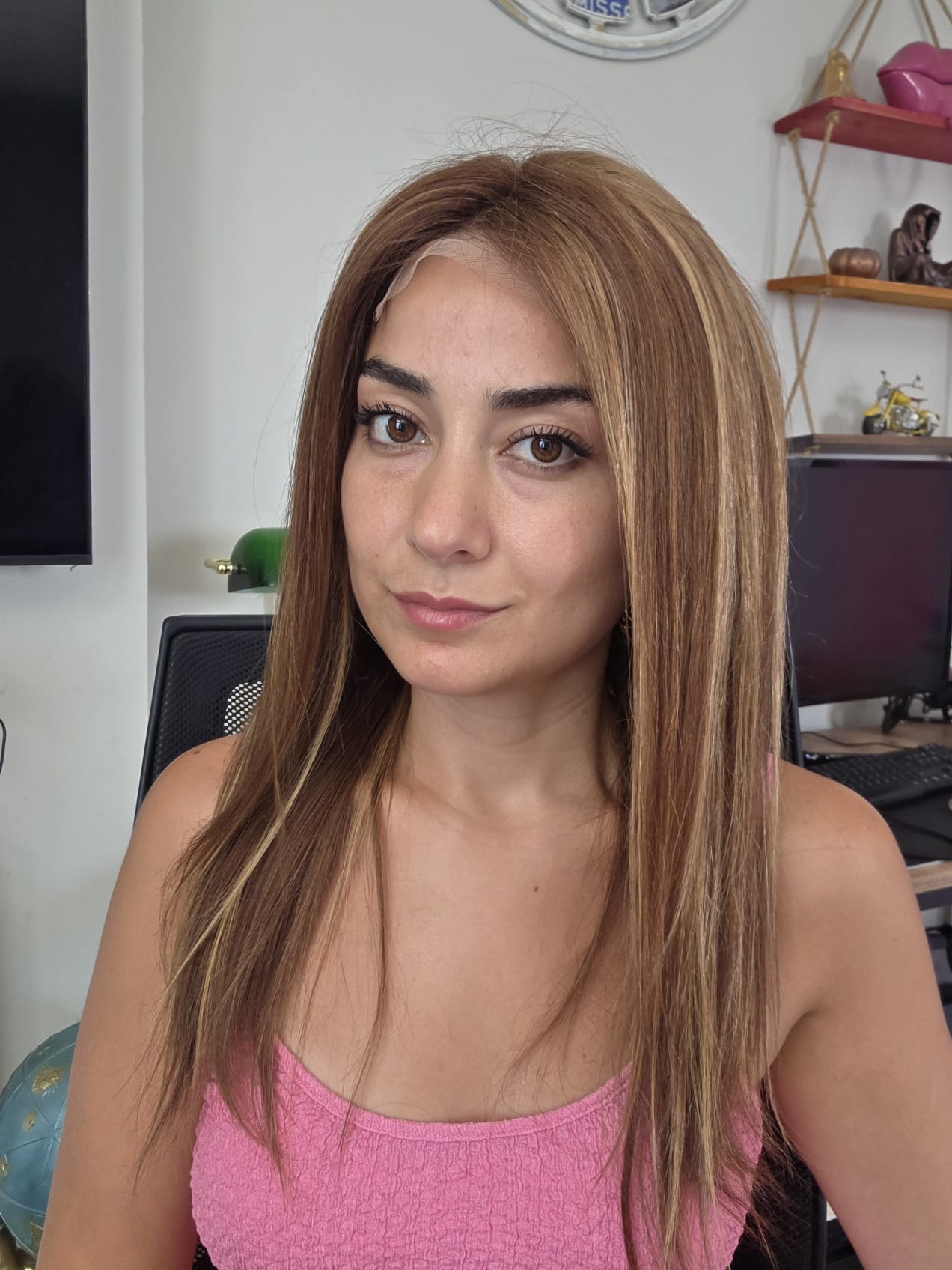 GERÇEK SAÇ TÜL PERUK 60NO