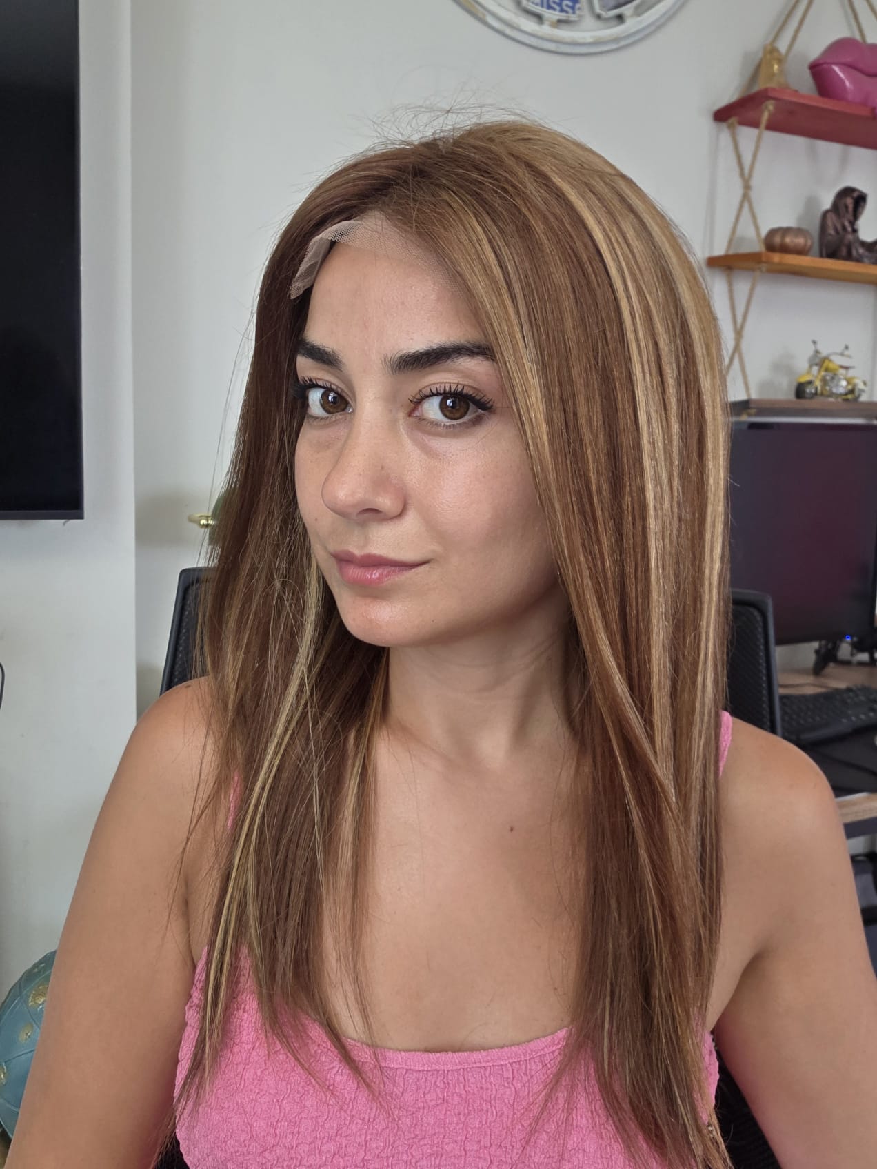 GERÇEK SAÇ TÜL PERUK 60NO