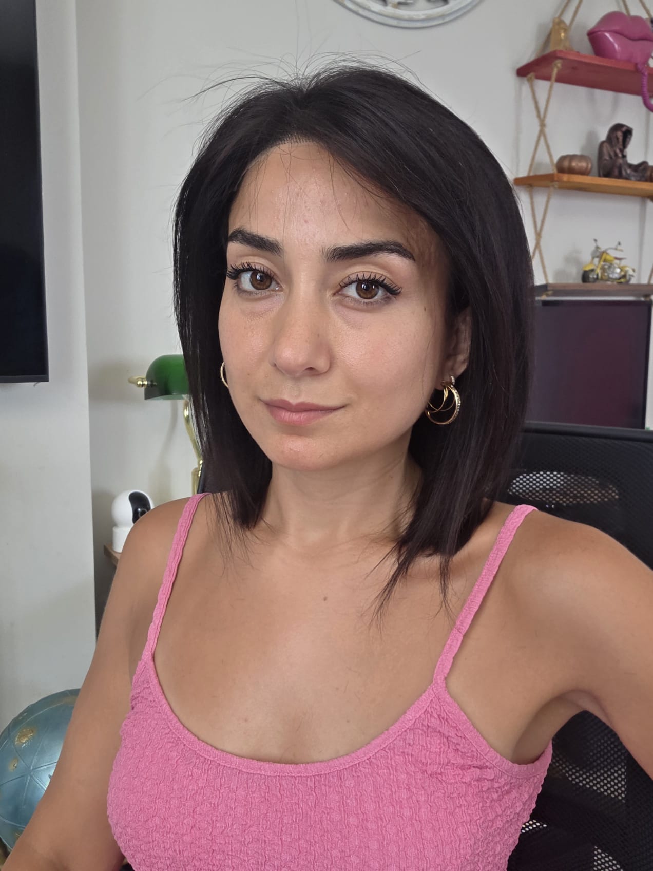 GERÇEK SAÇ TÜL PERUK 61NO