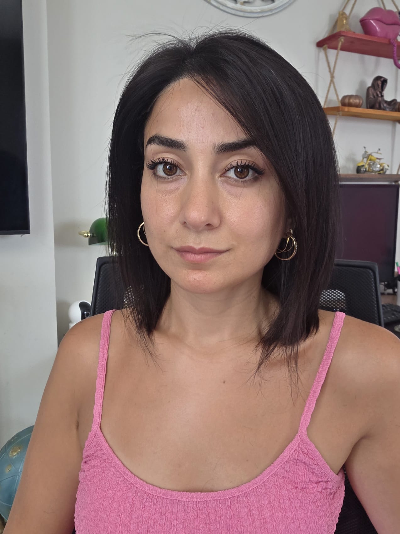 GERÇEK SAÇ TÜL PERUK 61NO