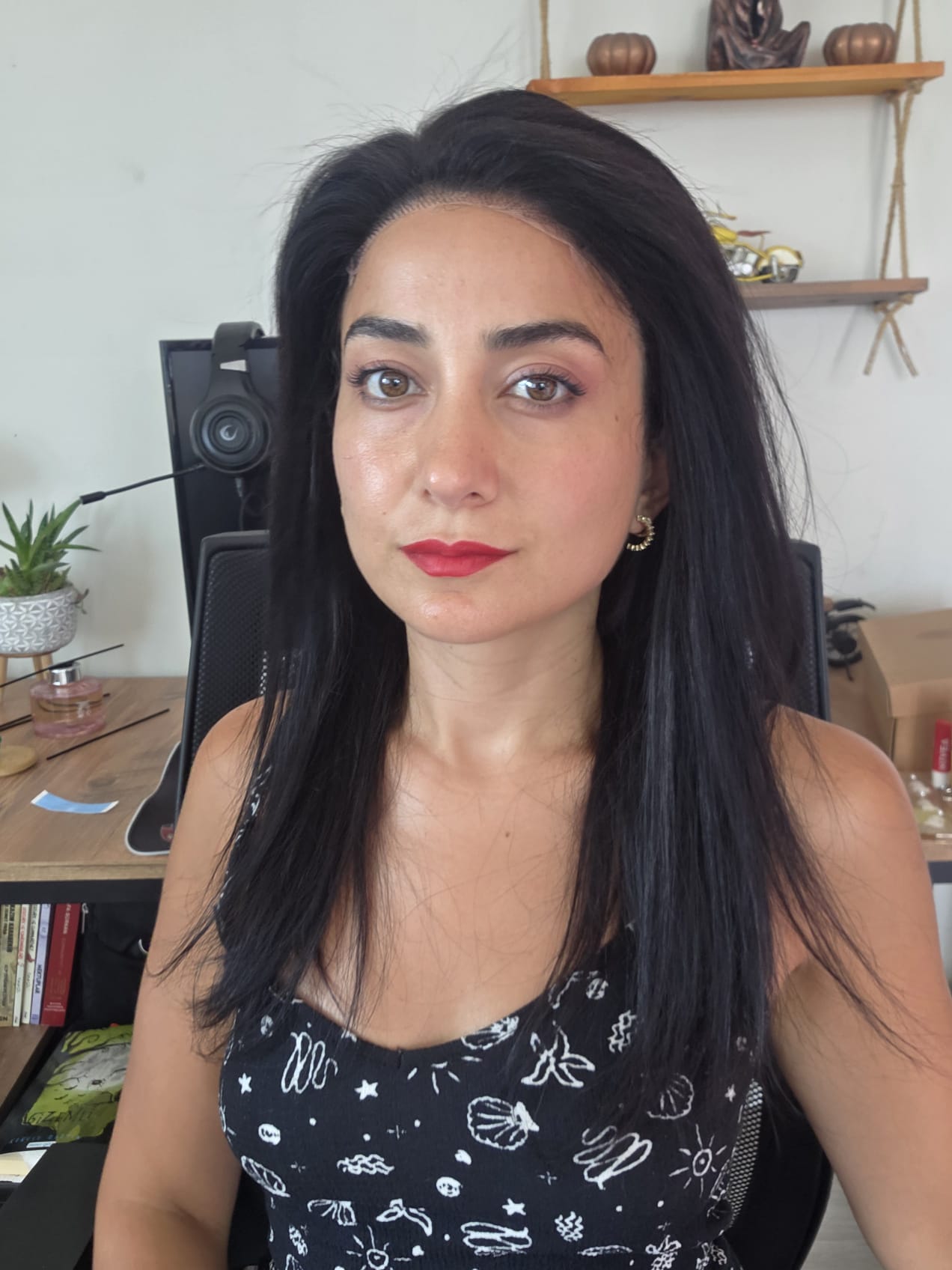 GERÇEK SAÇ TÜL PERUK 74NO
