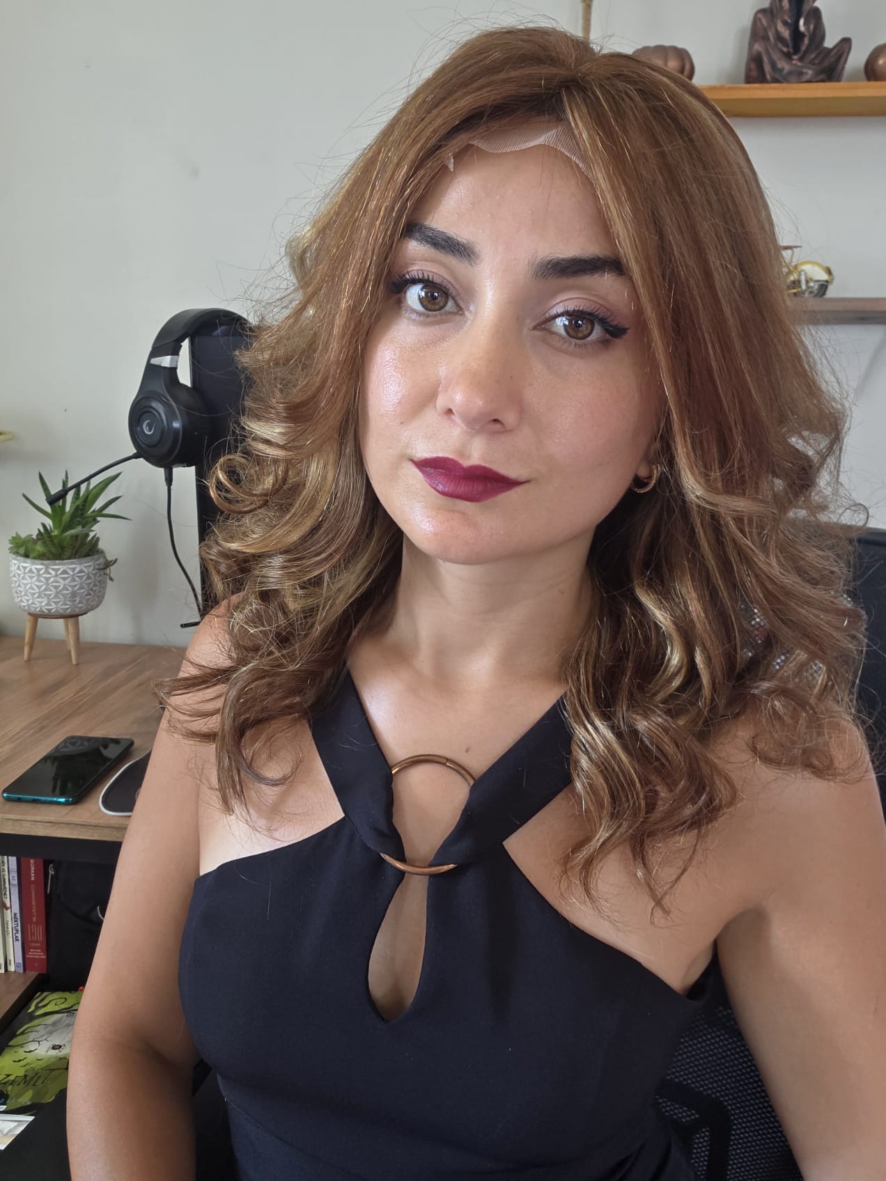 GERÇEK SAÇ TÜL  PERUK  A.32NO