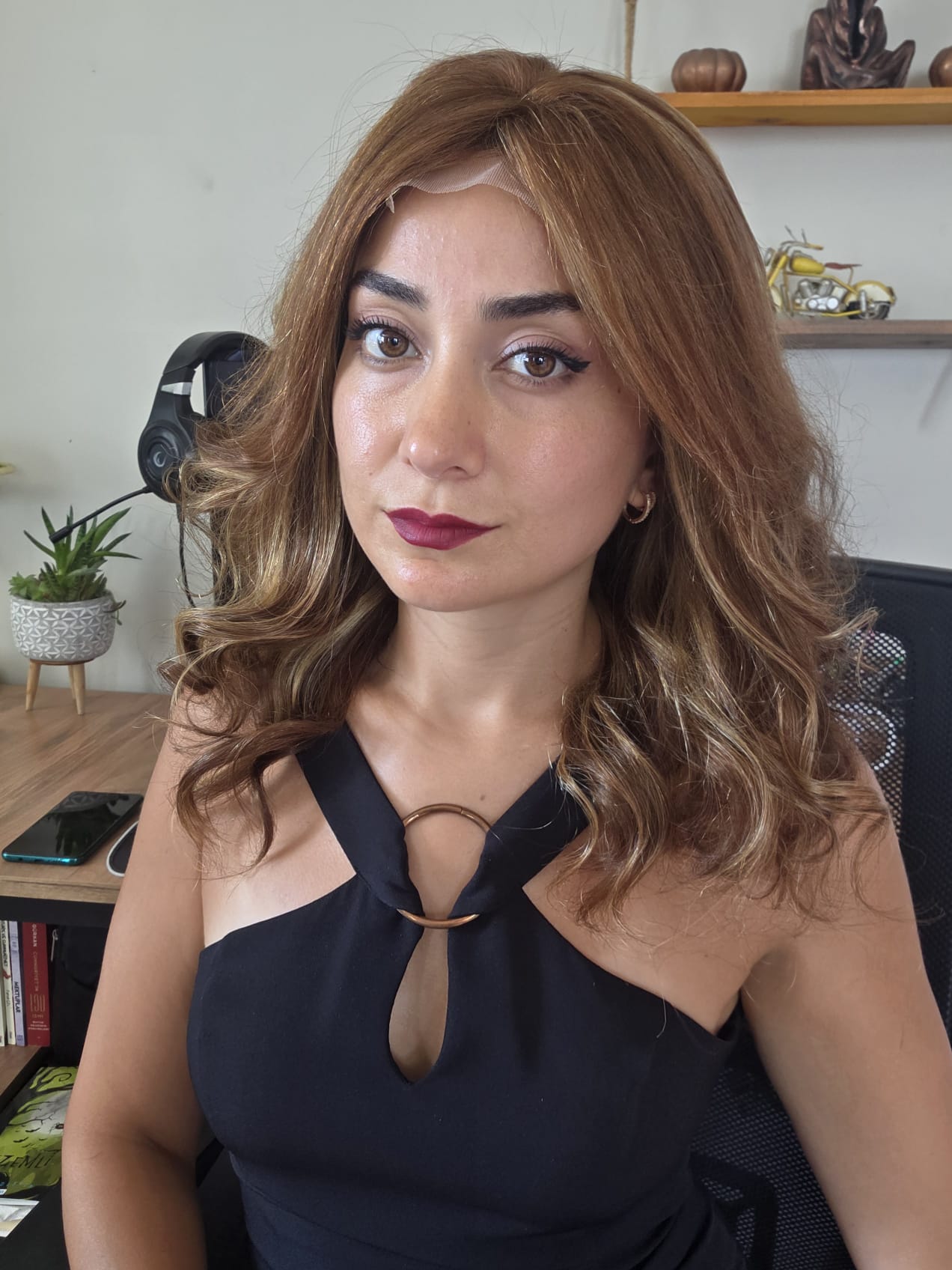 GERÇEK SAÇ TÜL  PERUK  A.32NO