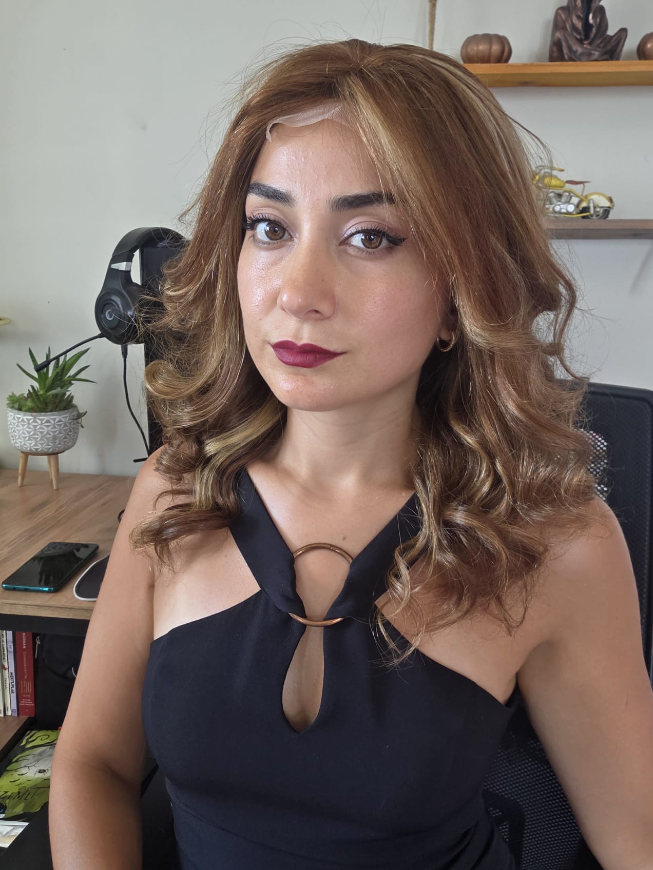 GERÇEK SAÇ TÜL  PERUK  A.32NO
