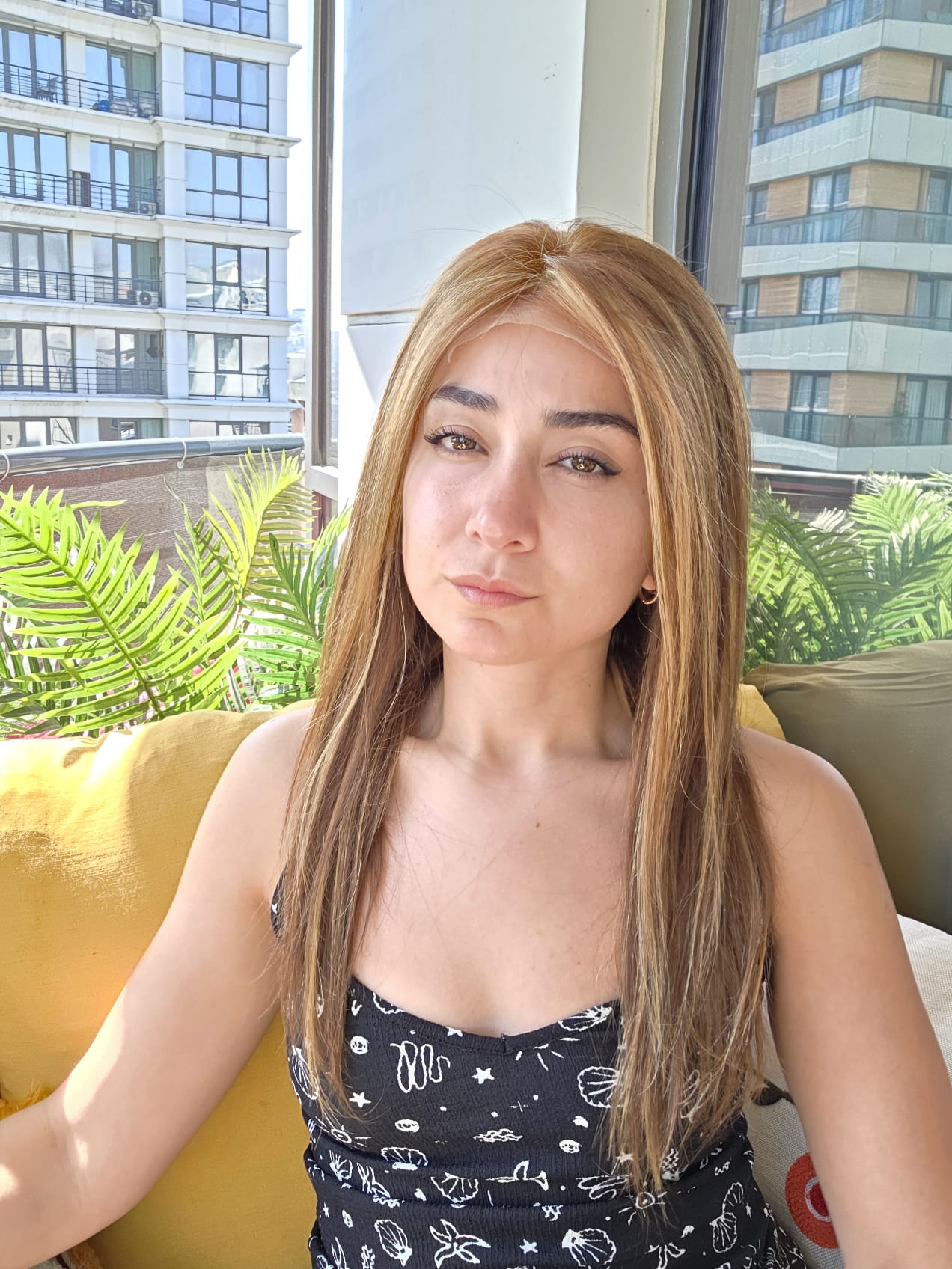 GERÇEK SAÇ TÜL PERUK A77 NO