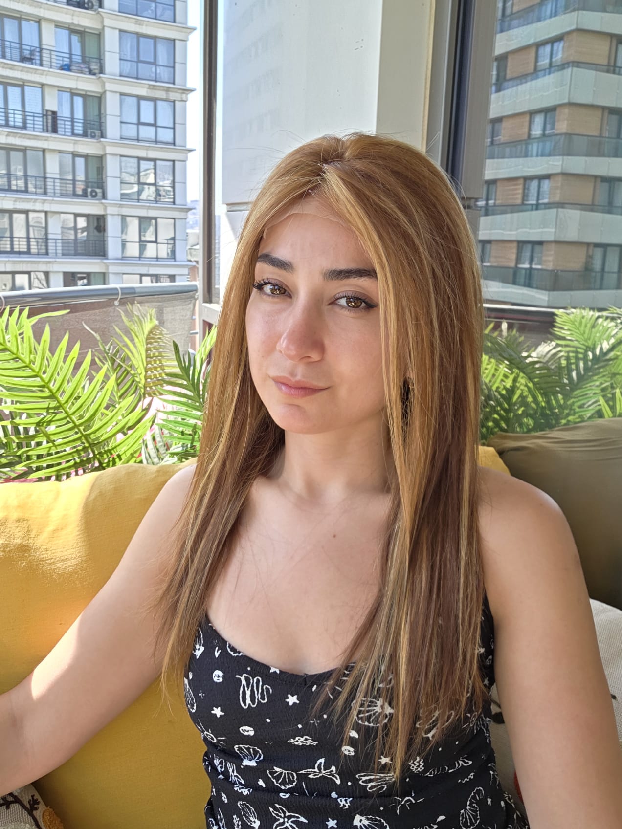 GERÇEK SAÇ TÜL PERUK A77 NO