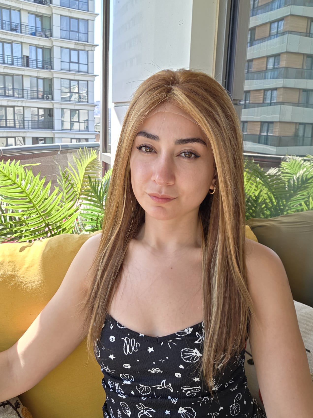 GERÇEK SAÇ TÜL PERUK A77 NO