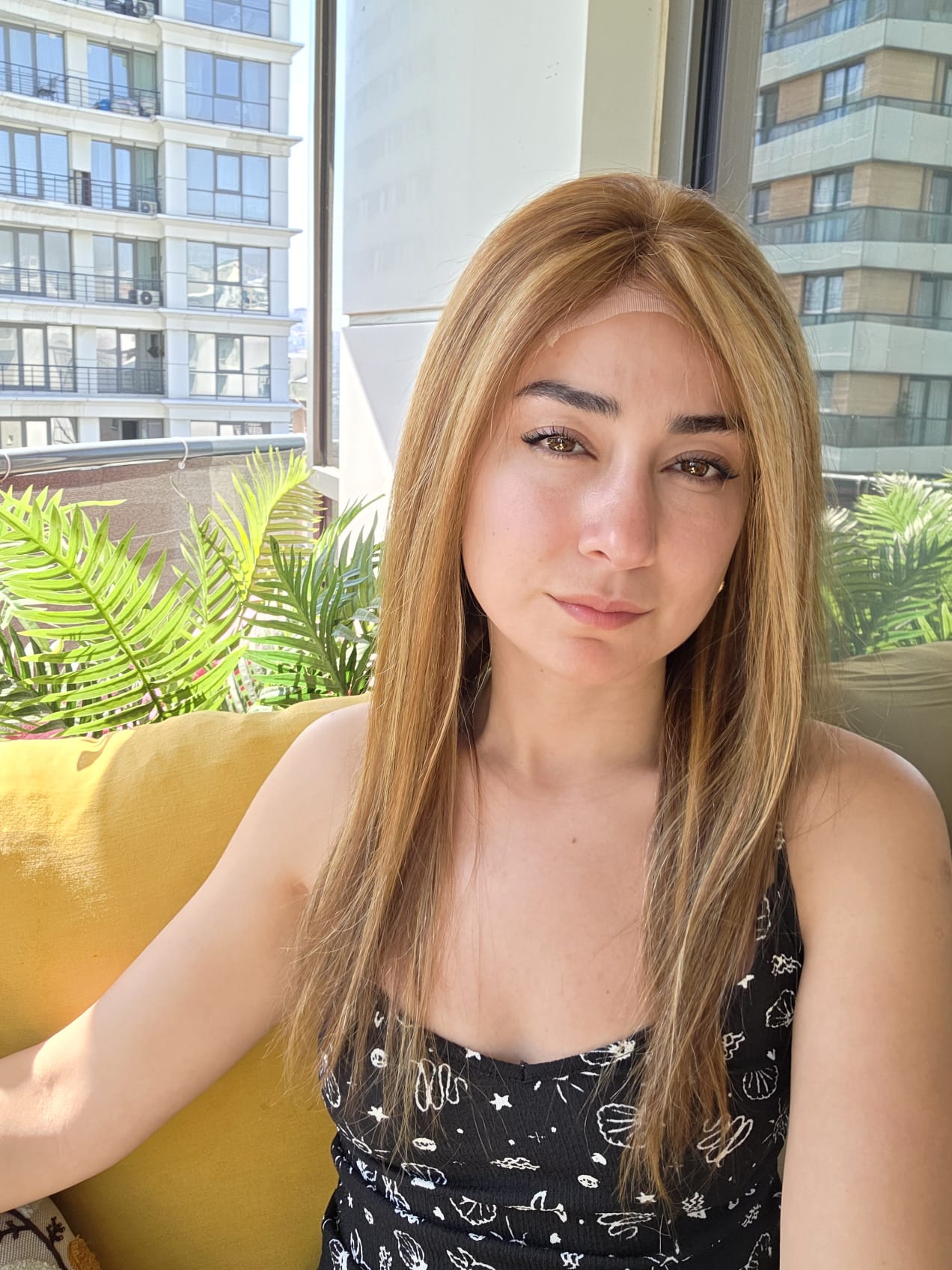 GERÇEK SAÇ TÜL PERUK A77 NO