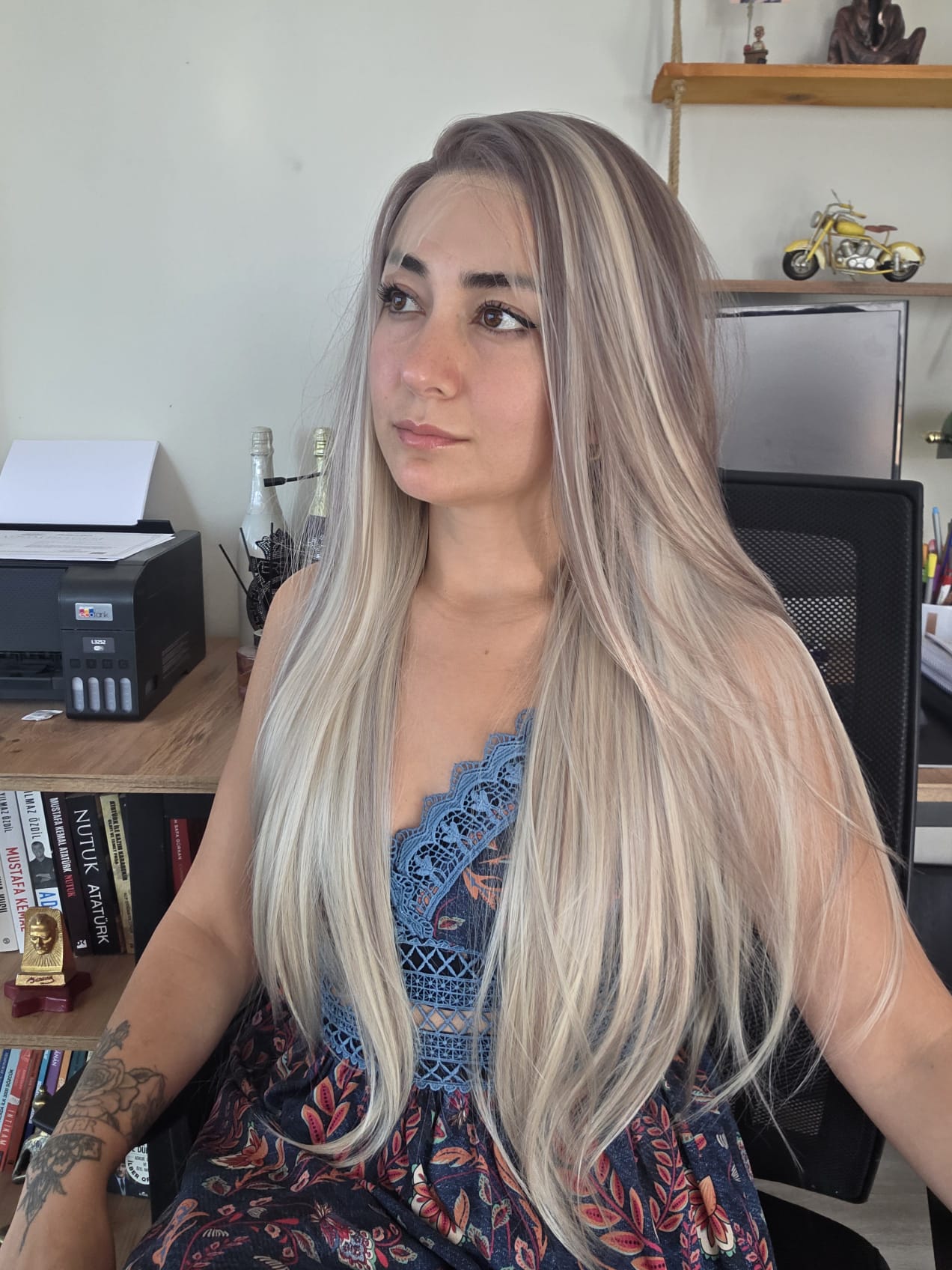 HERYÖNE AYRILAN SENTETİK TÜL PERUK G622 NO