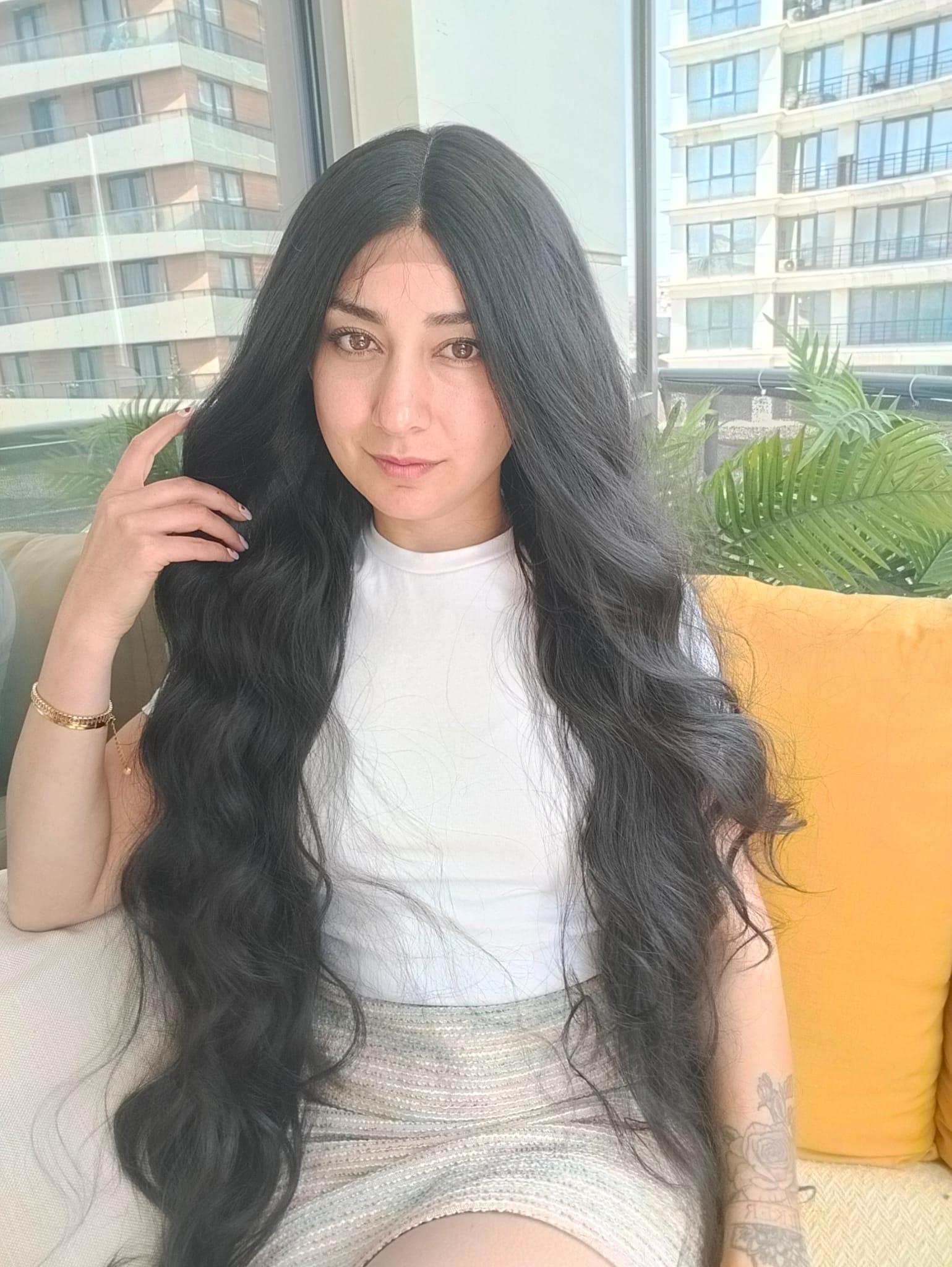 SENTETİK SAÇ TÜL PERUK 16NO