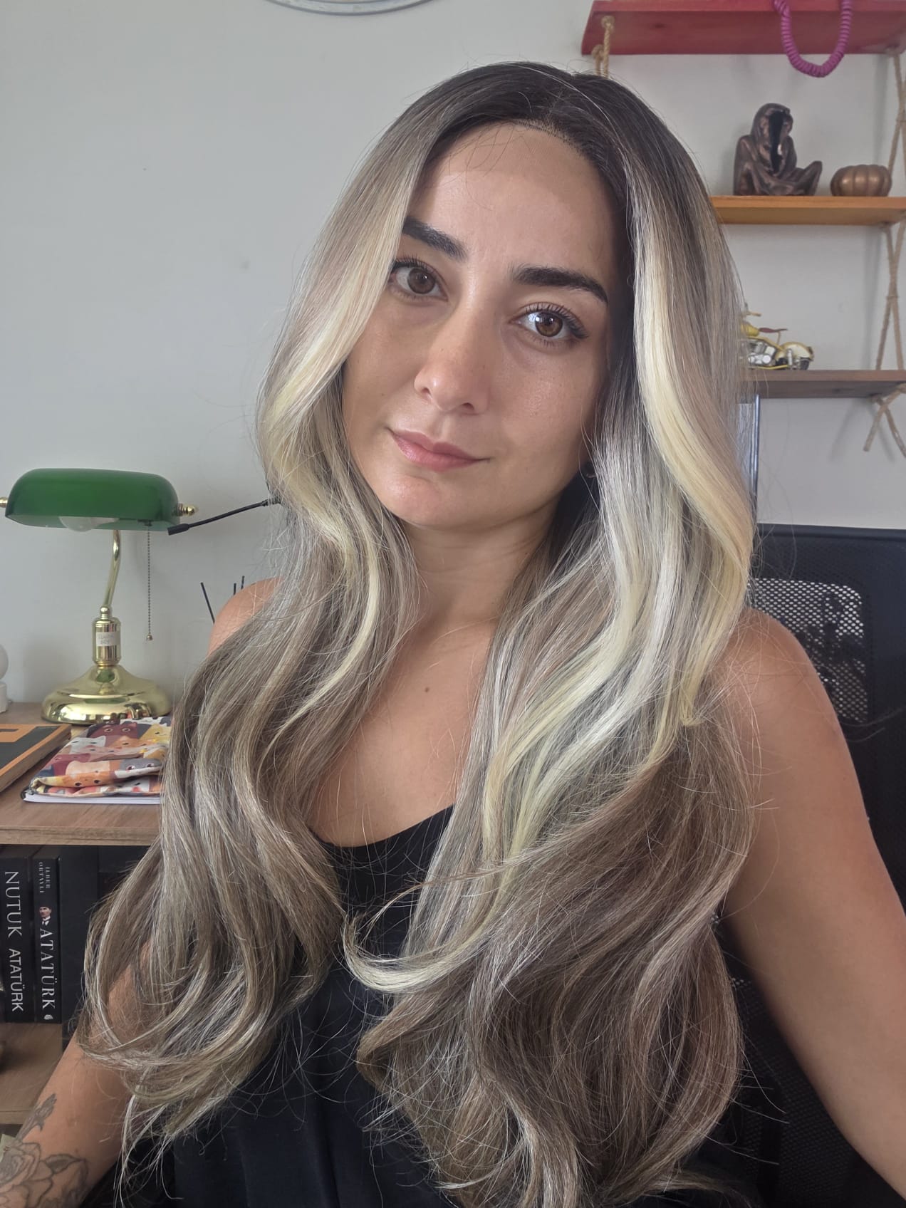 SENTETİK TÜL PERUK 12 NO