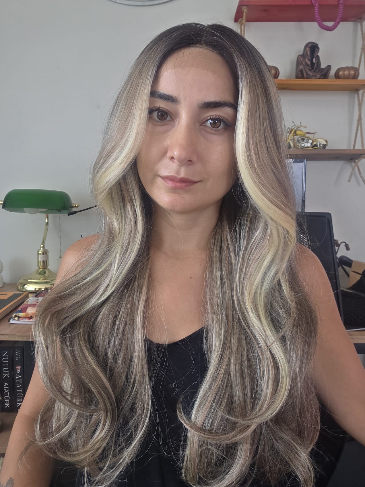 SENTETİK TÜL PERUK 12 NO