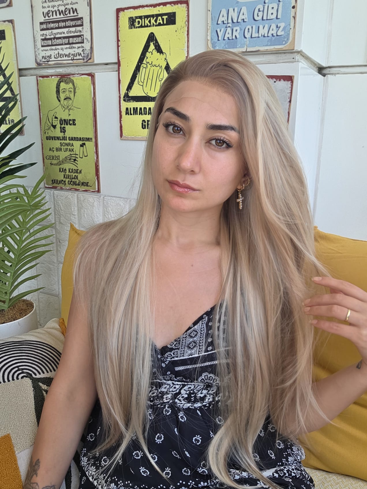 SENTETİK TÜL PERUK C622 NO